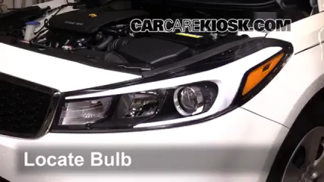 2017 Kia Forte LX 2.0L 4 Cyl. Luces Luz de giro delantera (reemplazar foco)